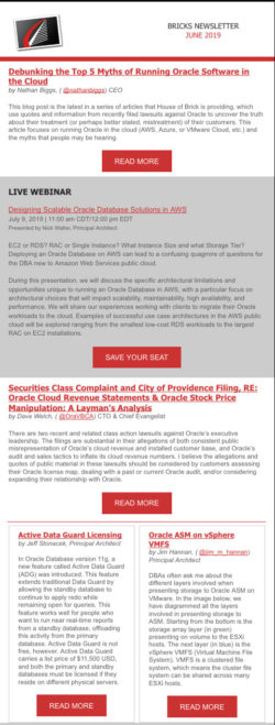 ORACLE ASM ON VSPHERE VMFS, ACTIVE DATA GUARD LICENSING, VMWORLD 2019 SESSIONS, AND MORE