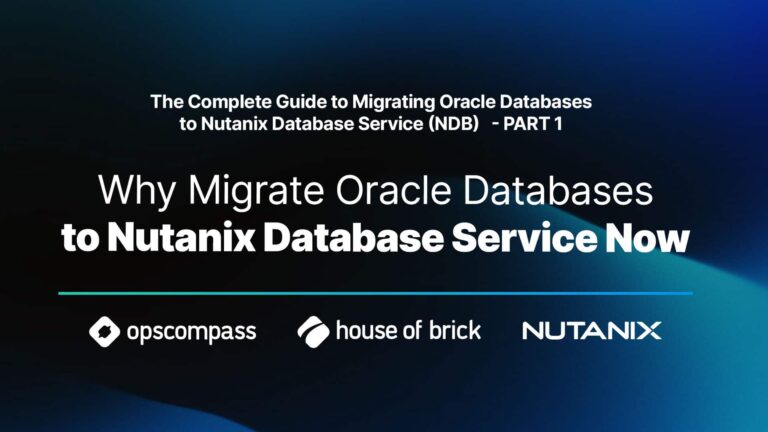 Migrating Oracle Databases to Nutanix Database Service