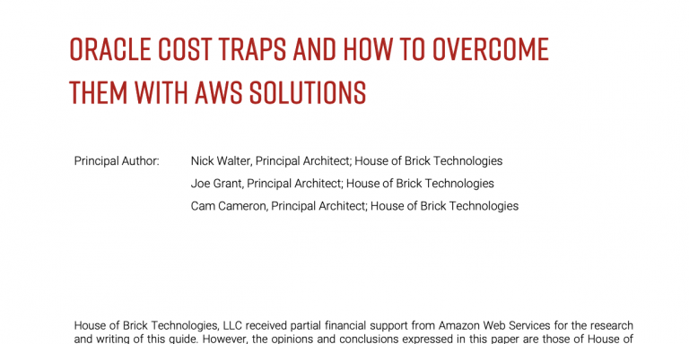 Avoiding Cost Traps in Oracle