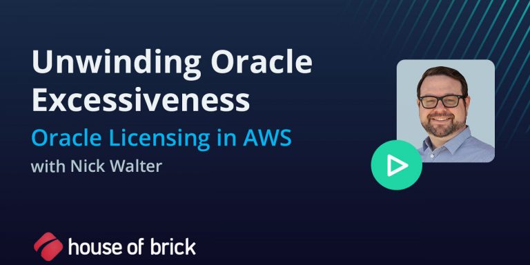 Oracle licensing in AWS